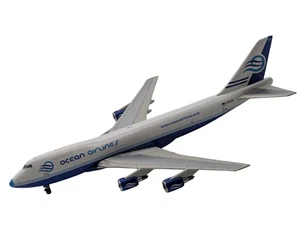 Die Cast Model Jets Airlines, Phoenix, Ocean Airlines Boeing 747-230F, 1:400. - Picture 1 of 17