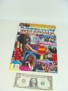 Metallix Magazine Color Posters Inside - Warrant Guns N' Roses Aerosmith - Picture 1 of 2