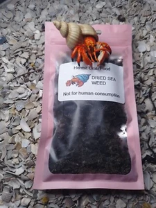 Hermit Crab Food ,Cuisine 25g of dried sea weed - Picture 1 of 3