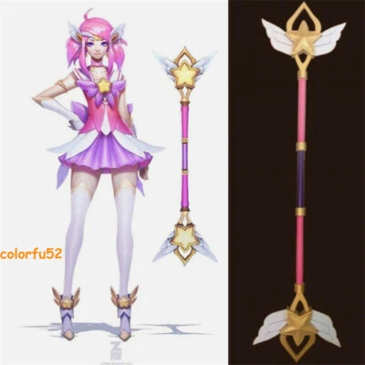 LOL Lux Star Guardian Леди Светимости Палочка Светодиодная Светящаяся Палочка Косплей Реквизит - Изображение 1 из 4