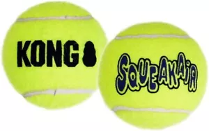 KONG - AirDog Squeaker Balls - Dog Toy Premium Squeak for Medium Dogs (6 Pack) - Picture 1 of 4