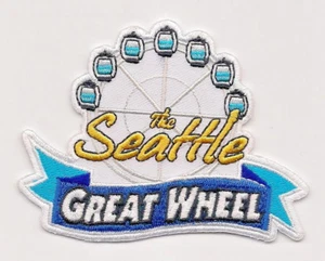 The Seattle Great Wheel Seattle Washington Souvenir Patch - Picture 1 of 1