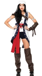 Assassin's Creed III Connor Girl Costume Size Medium for Women by Leg Avenue - Picture 1 of 16
