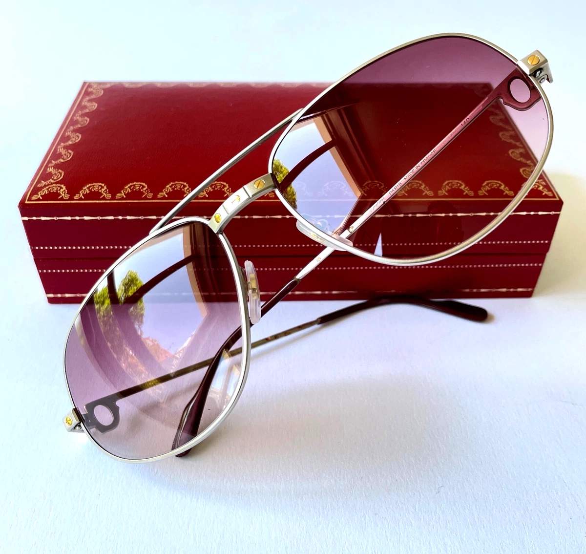 Cartier Vendome Sunglasses In Vintage Sunglasses for sale | eBay
