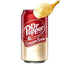 Dr. Pepper USA Cream Soda, 12 x 0,355l Dose Frei Haus Geliefert