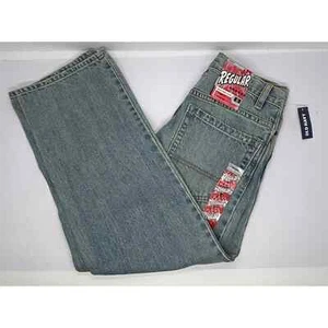 Old Navy Famous Jeans 8 Regular Adjustable Waist Straight Leg Light Wash NWT - Picture 1 of 4