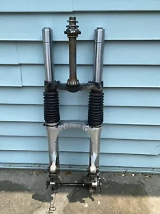 84-87 HONDA GOLDWING GL 1200 OEM FRONT FORKS SHOCK SUSPENSION SET PAIR nice axle - Picture 1 of 10