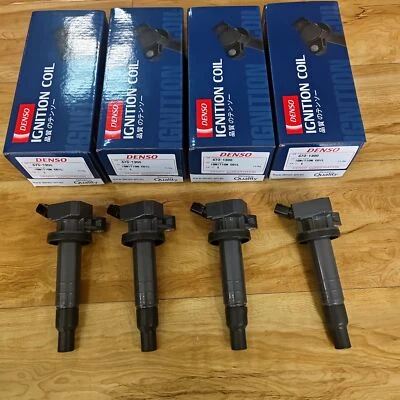 4Pcs Denso Ignition Coil 673-1300 90919-02239 For 2000-10 Toyota Celica Us Stock Foto 1 de 4
