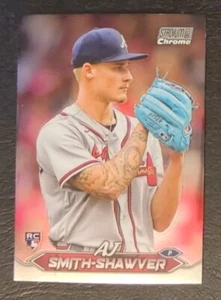 2024 Topps Stadium Club AJ Smith-Shawver Cromo Paralelo #55 *Espalda dañada - Imagen 1 de 4