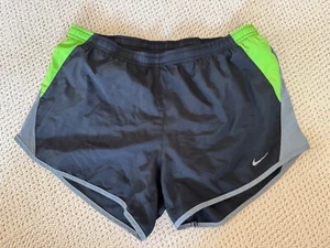 Nike men's running run with liner workout GYM shorts Black S - Imagen 1 de 2