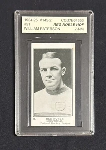 1924-25 William Paterson V145-2 Hockey #51 REG NOBLE HOF ASA/KSA GRADED 7 NR MT - Picture 1 of 2