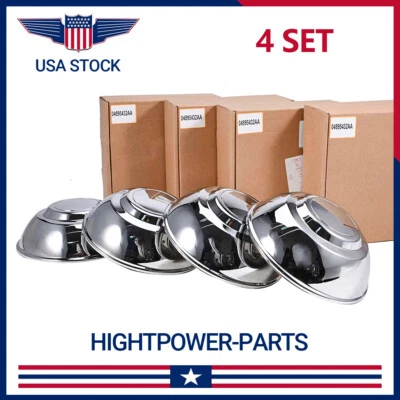 4 Chrome Center Wheel Cover Cap 4895432AA for Chrysler 300 Dodge Charger 2006-21 Foto 1 de 4