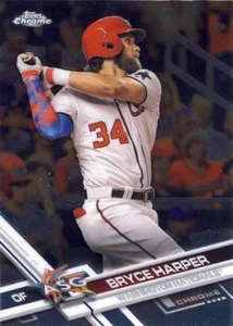 (9) 2017 Topps Chrome Update BRYCE HARPER All Star LOT #HMT1 Nationals - Picture 1 of 1