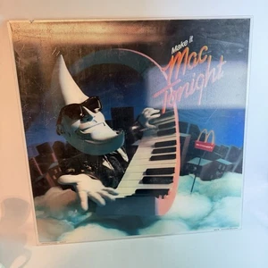 Vintage McDonald's Mac Tonight Lenticular (3-D) Translite Sign RARE HTF - Picture 1 of 7