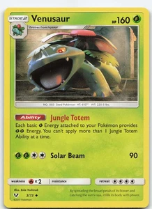 Venusaur 3/73 Uncommon Normal Shining Legends NM/LP Pokémon - Picture 1 of 2