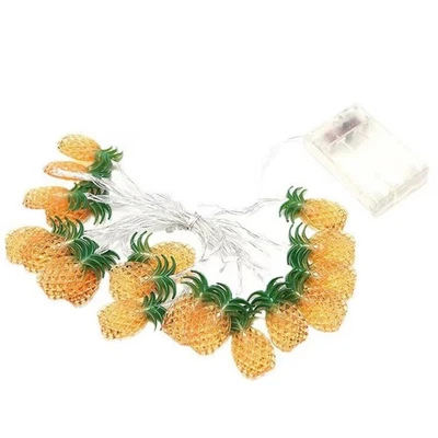 3Set Pineapple String Lights Hawaiian Decorations Tropical Luau Pineapple9458 - Изображение 1 из 4