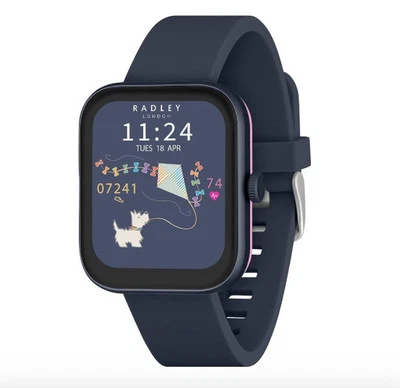 RADLEY S32 Calling, Blue Silicone Strap, Calling, Fitness Tracker Smartwatch - Image 1 of 4