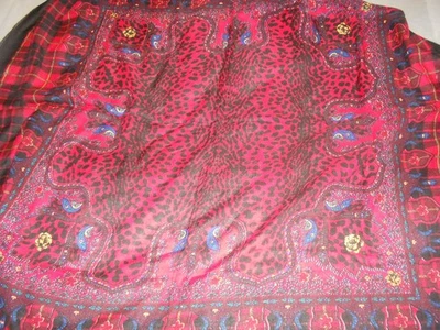 Bufanda cuadrada vintage Montgomery Ward nueva con etiqueta Foto 1 de 3