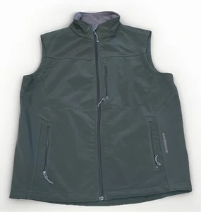 Black Diamond Mens Med Factor Vest Full Zip Soft Shell Ski Snow Fleece Lined - Picture 1 of 6