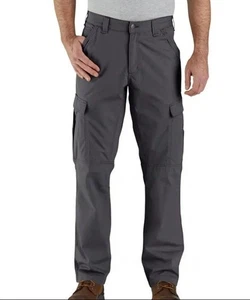 Carhartt Force Relaxed Fit Ripstop Cargo Work Mens Pants Sz 32x30” Gray New - Picture 1 of 18