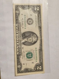 2013 2 dollar bill B24293955A - Picture 1 of 12