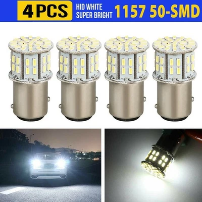 Car LED Lights Car LED Lights 1157 BAY15D 50-Tail Stop Brake Light Bulbs - Image 1 of 4