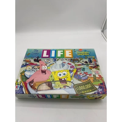 The Game of Life SpongeBob SquarePants Edition Board Game 2005 **COMPLETE** - Image 1 of 3