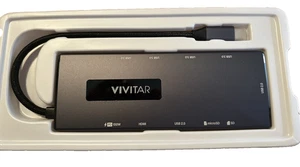 Vivitar 10 in 1 Universal Hub Multiport USB-C Charging HDMI and Card Reader - Picture 1 of 8