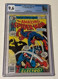 AMAZING SPIDER-MAN #187 (1979) CGC 9.6 WP CAPTAIN AMERICA ELECTRO BATTLE COVER - Picture 1 of 3