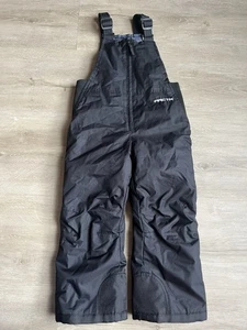 Arctix Toddler Kids Snow Suit Ski Bibs 4T Black Pants Overalls Insulated Winter - Picture 1 of 6