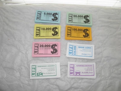 Piezas de repuesto The Game of Life 2002 - Dinero Foto 1 de 2