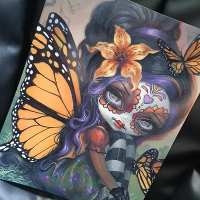 Jazmín Becket-Griffith Dulce Isabella Impresión Artística Serie Milagros Día de Muertos Foto 1 de 3