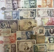 SPANISH BANKNOTES - CHOICE OF NOTE AND CHOICE OF STYLE - SPAIN