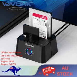 2.5/3.5in HDD/SSD External Hard Drive Docking Station Sata Hard Drive Enclosure - Picture 1 of 16