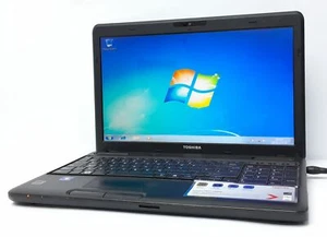 Toshiba Windows Laptop PC Satellite C660d-15x - E-350 @ 1.6 - 3GB RAM - 15.6"... - Picture 1 of 7