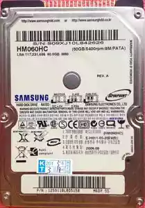Samsung HM060HC 60GB 60 GB 5400rpm IDE ATA PATA HDD For Laptop 2.5" Hard Drive - Photo 1/3