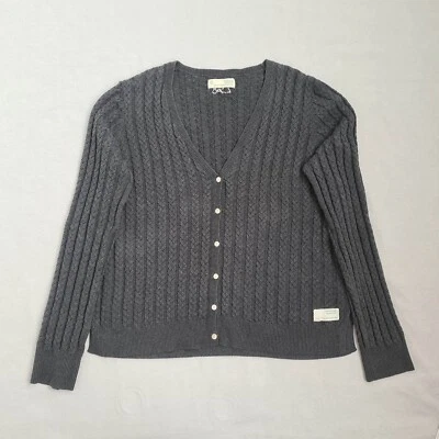 Cárdigan tejido con cable Odd Molly para mujer talla 2/M 100 % algodón jersey ligero Foto 1 de 4