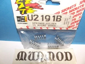    Schumacher Springs Silver 35 Micro Shock 4pcs U2191B  - Picture 1 of 3