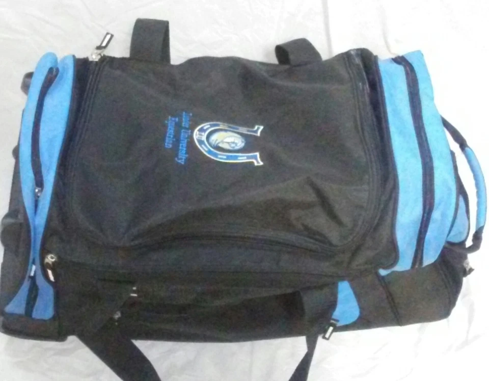 Lander University Equestrian 25" Soft Rolling Wheel Tote Duffle Bag Luggage  - Image 1 of 1