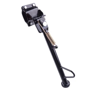 Universal Motorcycle Black Foot Side Stand Parking Leg Kickstand Replacement - Picture 1 of 5