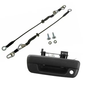 NEW Tailgate Latch Handle & Cables Straps Black for 2004-2014 Colorado Canyon - Picture 1 of 7