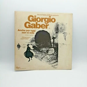 "EVEN FOR TODAY YOU DO NOT FLY" Giorgio Gaber Carousello 2 vinyl gatefold EX/VG - Picture 1 of 5