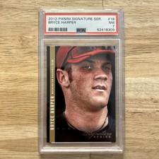 2012 Panini Signature Series Bryce Harper RC #18 PSA 7 /499