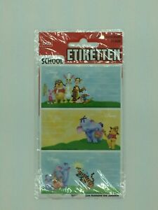 Disney - Winnie the Pooh -  School Book Labels from Europe - 9-Pack (Sealed)