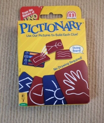 Mattel Pictionary Card Game Ages 8 And Up Complete Very Good - Image 1 of 3