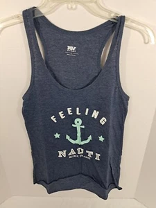 Camiseta sin mangas Feeling Nauti Block Island Rhode Island gris medio para mujer - Imagen 1 de 6