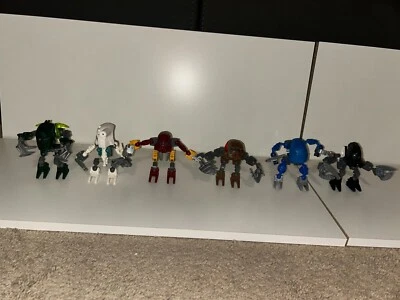 Lego Bionicle Voya Nui Matoran 8721 8722 8723 8724 8725 8726 sets with manuals - Image 1 of 4