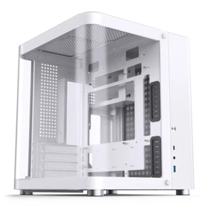 Jonsbo TK-1 2.0 Micro-ATX Gehäuse, Tempered Glass - weiß - Bild 1 von 4