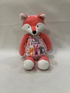 Mary Meyer Whimsy Doodles Hello Friends FOX 14" Plush Salmon Pink Stuffed Animal - Picture 1 of 5