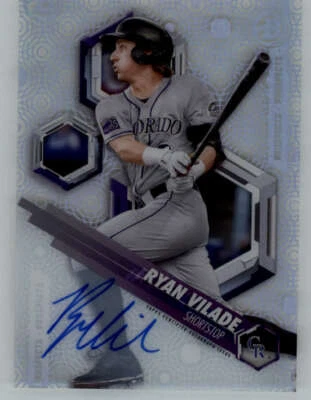 2018 Bowman High Tek Prospect Autographs #PHTRV Ryan Vilade (ref 155892) - Image 1 of 2